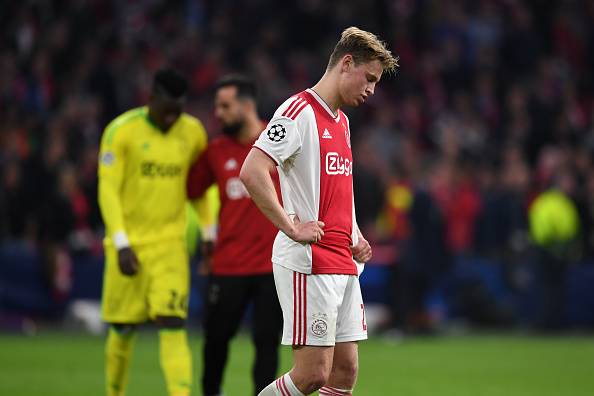 Френки де Йонг: «Аякс» заслуживал выход в финал Лиги чемпионов»