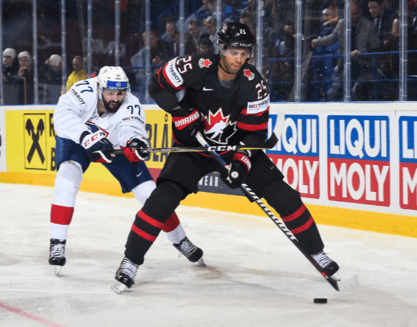 Франция не смогла остановить Канаду в своем четвертом матче на чемпионате мира