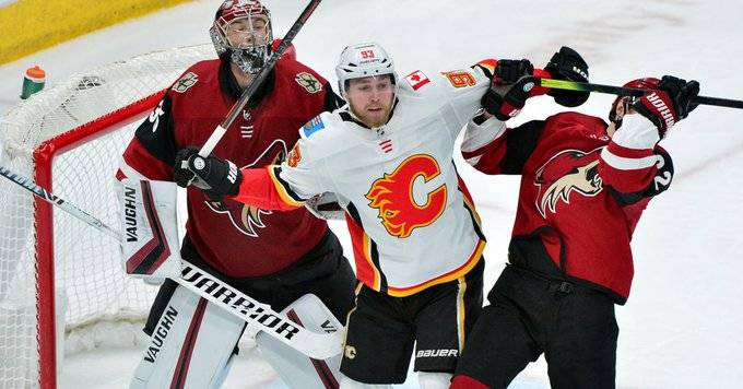 В матче «Аризоны» и «Калгари» произошла массовая драка 