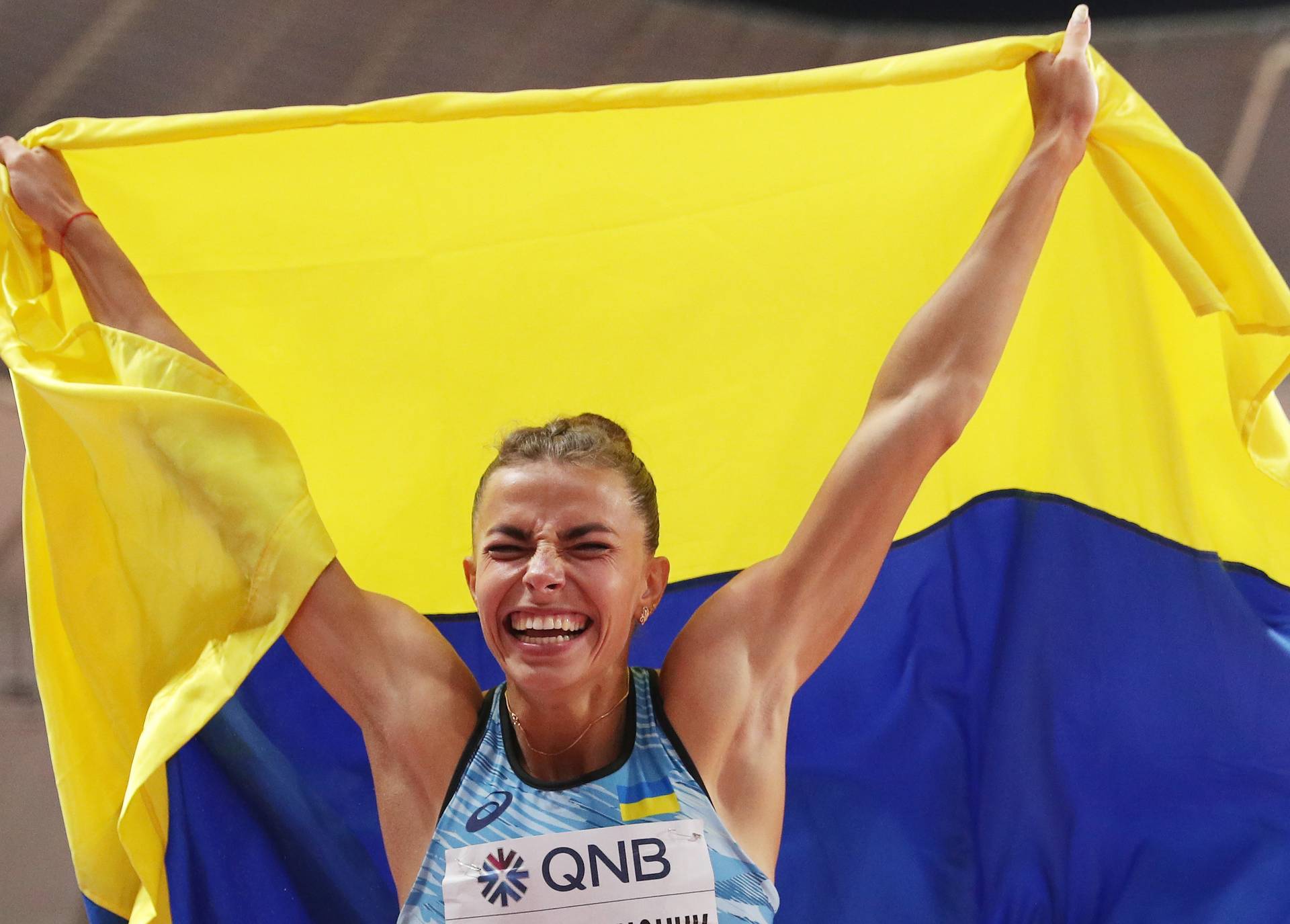 Страстный поцелуй. Как Бех отметила свою первую медаль чемпионата мира 