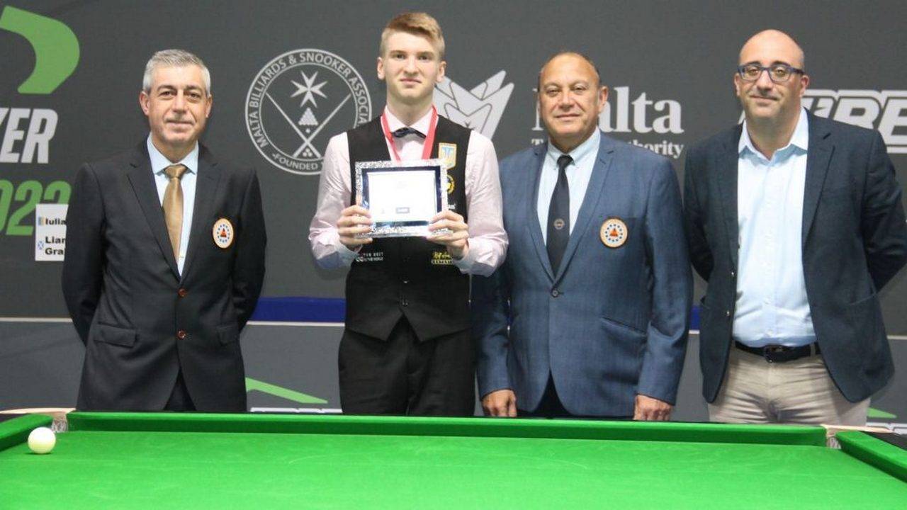 Український снукеріст Юліан Бойко став срібним призером на ЧЄ-2023 U21