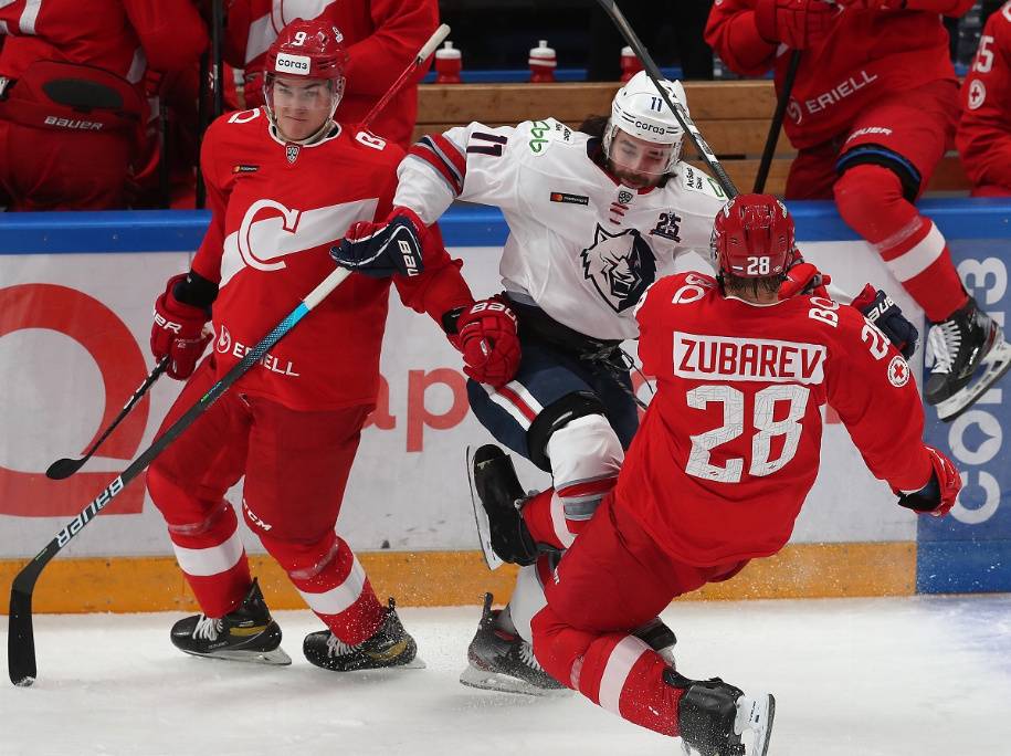 «Северсталь» обыграла рижское «Динамо», «Спартак» оказался сильнее «Нефтехимика»