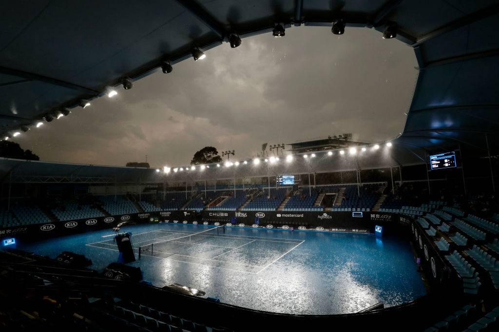 Три матча украинцев на Australian Open перенесены из-за дождя