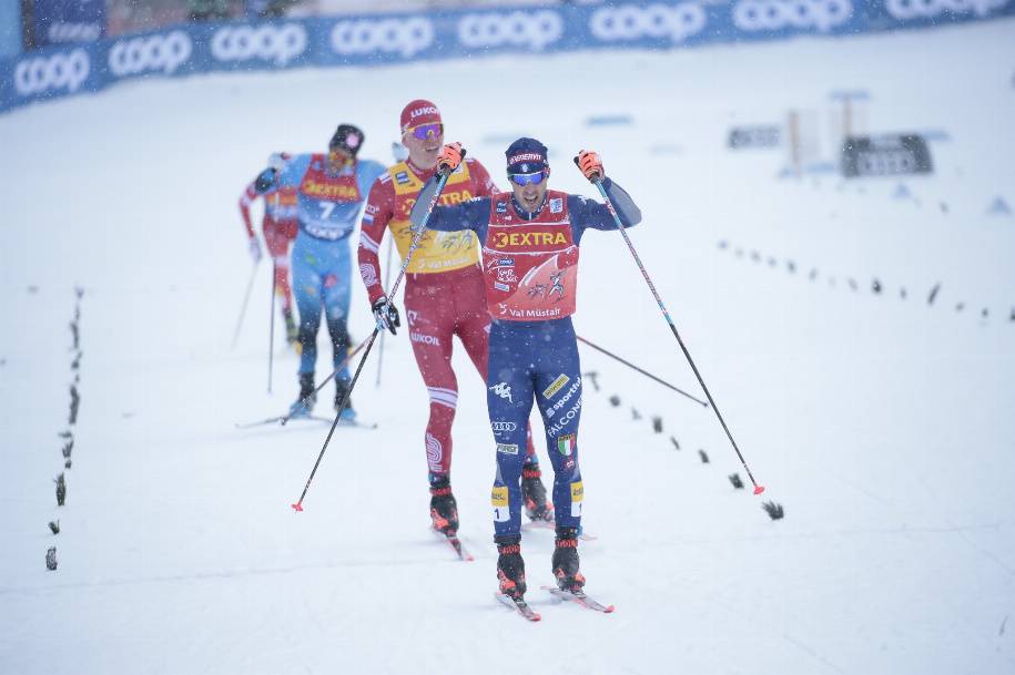 Пеллегрино выиграл спринт на первом этапе Tour de Ski