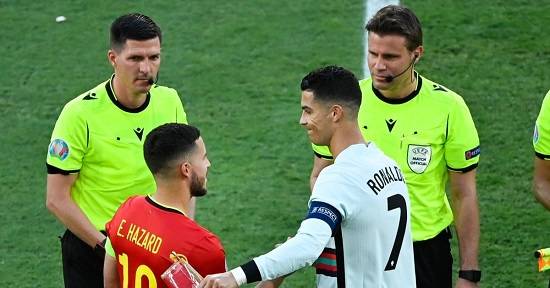 Азар: «Не думаю, що Роналду кращий за мене»