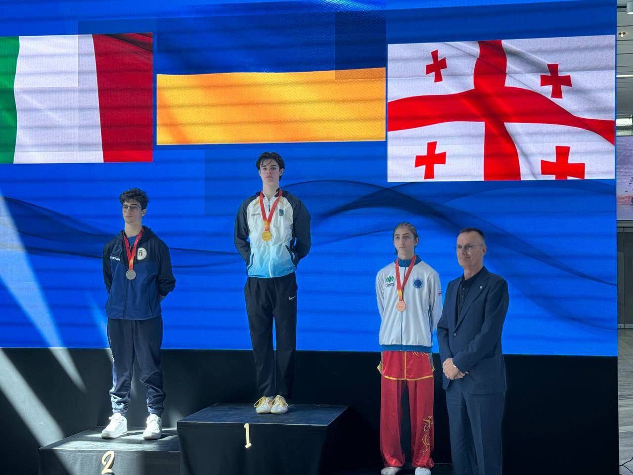Сборная Украины по ушу – чемпион Европы