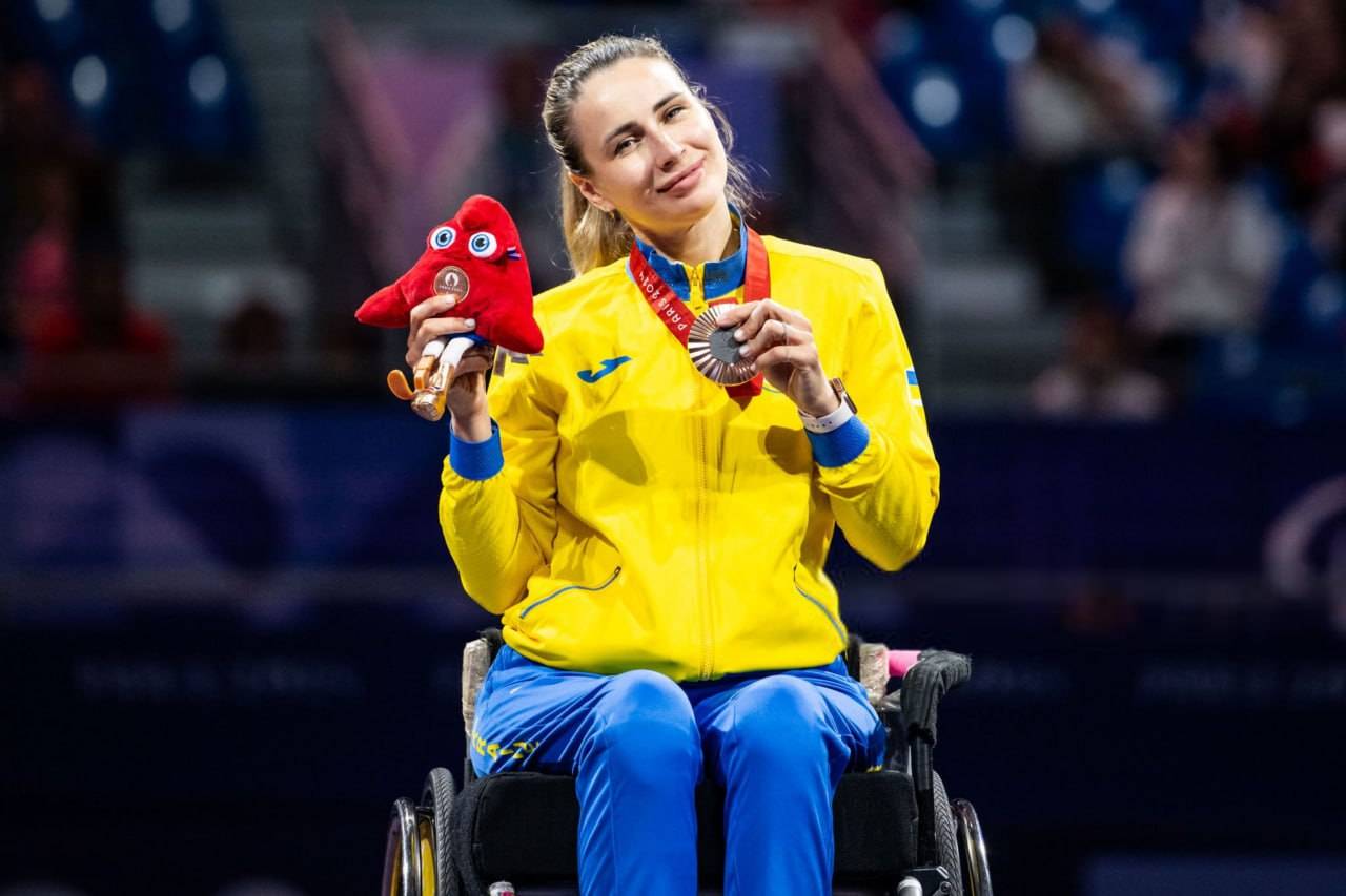 Олена Федота-Ісаєва принесла Україні 65-ту медаль на Паралімпіаді-2024
