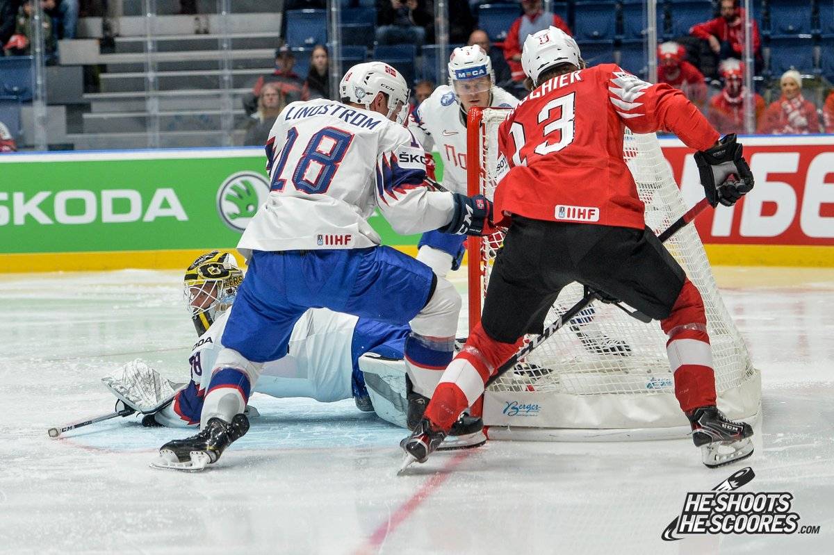 Швейцария выиграла четвертый подряд матч на ЧМ-2019