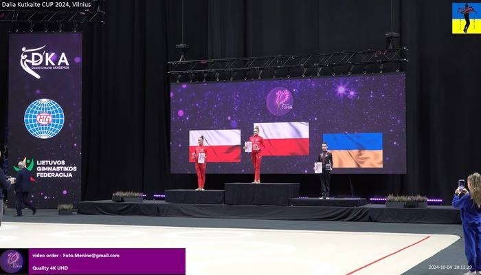 Ікан виграла золото у вправах зі стрічкою на Кубку Далі Куткайте