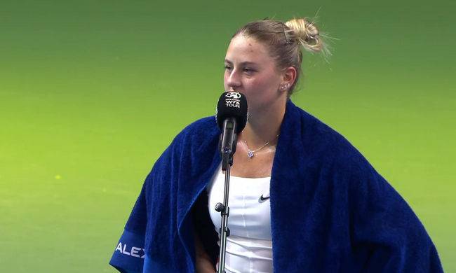 Костюк: «Я отримала травму на Wimbledon, і я посилено працювала, щоб відновитися та бути в хорошій формі»