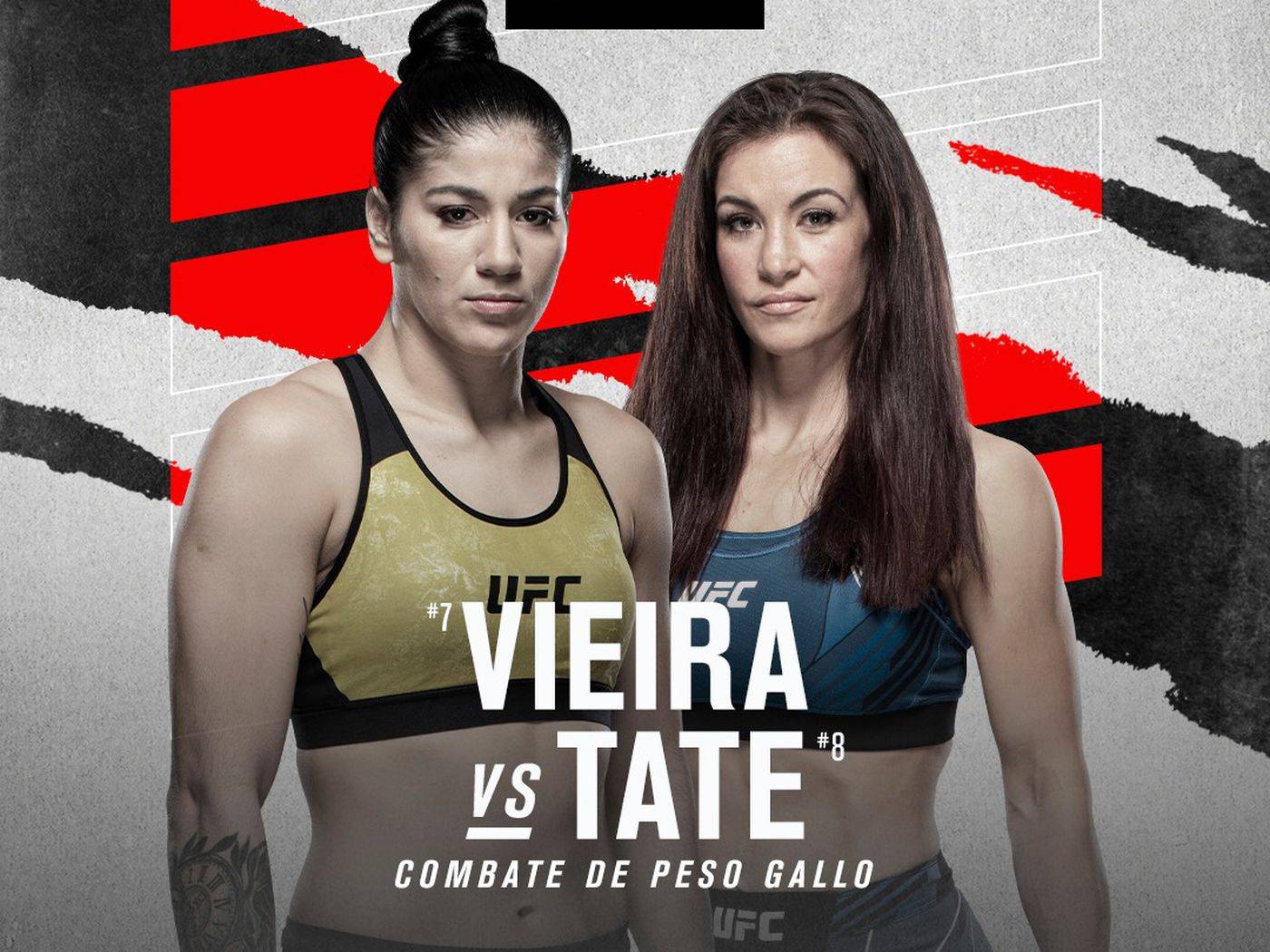 Став відомий файткард турніру UFC Night Night 198: Тейт - Вієйра