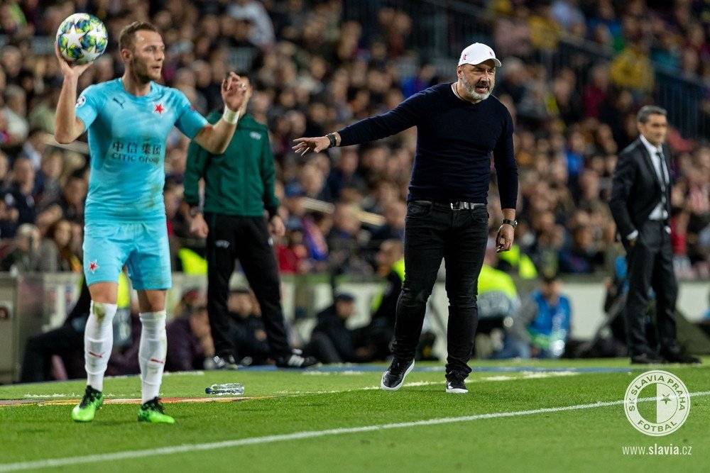 Тренер «Славии» – о ничьей с «Барселоной»: «Отличный результат, но нужно признать, что нам повезло»