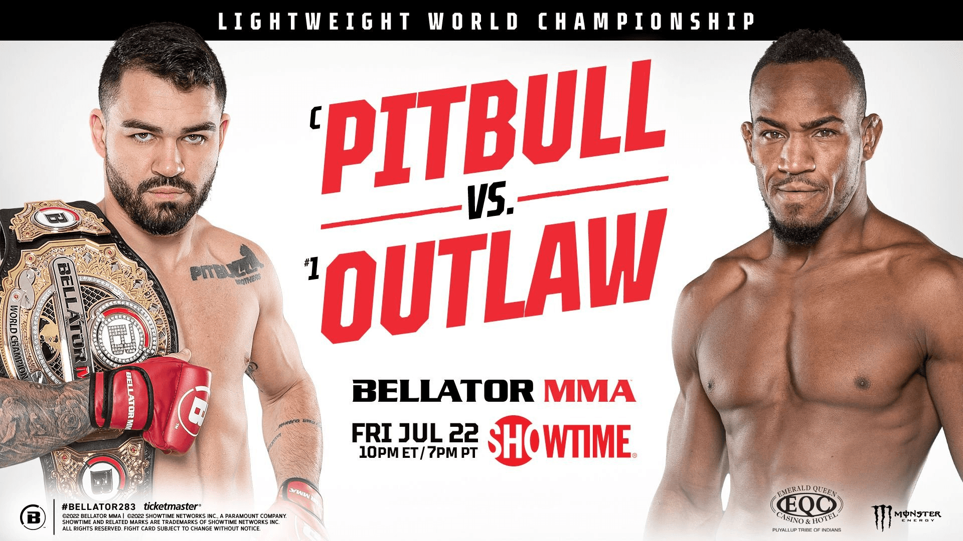 Став відомий файткард турніру Bellator 283: Патріки Фрейре – Сідні Аутло