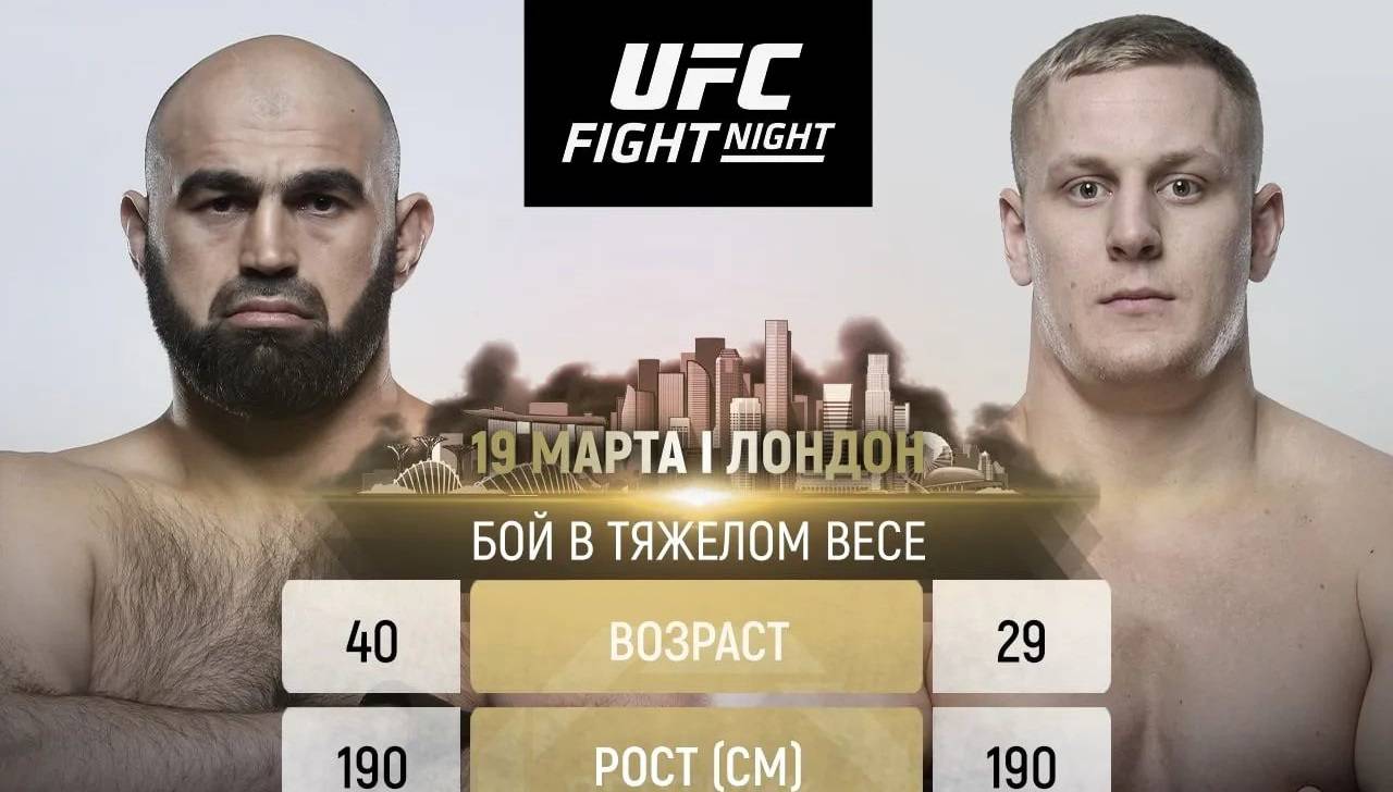 На турнірі UFC в Лондоні поб'ються Абдурахимов і Павлович
