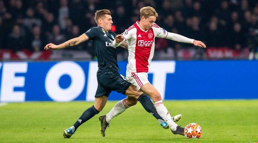 «Реал» прервал домашнюю беспроигрышную серию «Аякса», которая длилась с 2017-го года