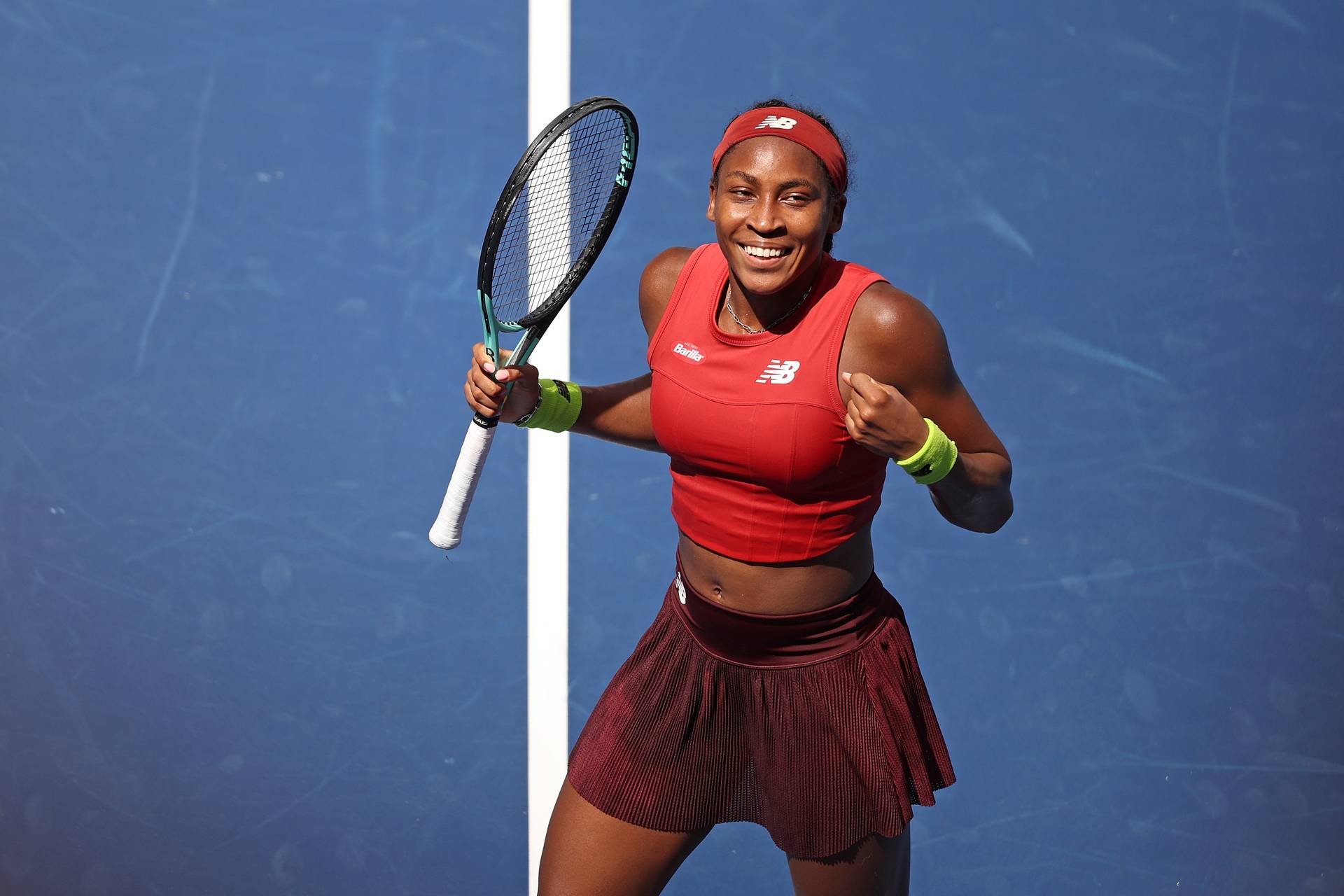 Гауфф стала первой полуфиналисткой US Open, отдав Остапенко лишь 2 гейма