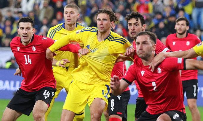Лига наций. Украина потеряла очки в матче с Грузией