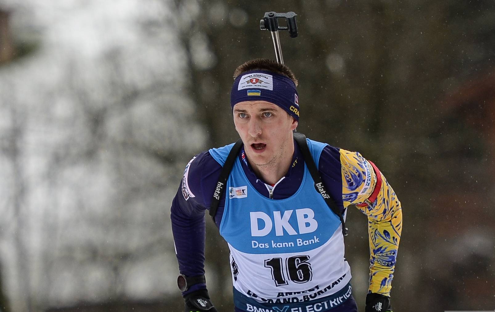 Пидручный – о падении: «Сбил дыхание, сильно ударился, еще и ствол по голове ударил»