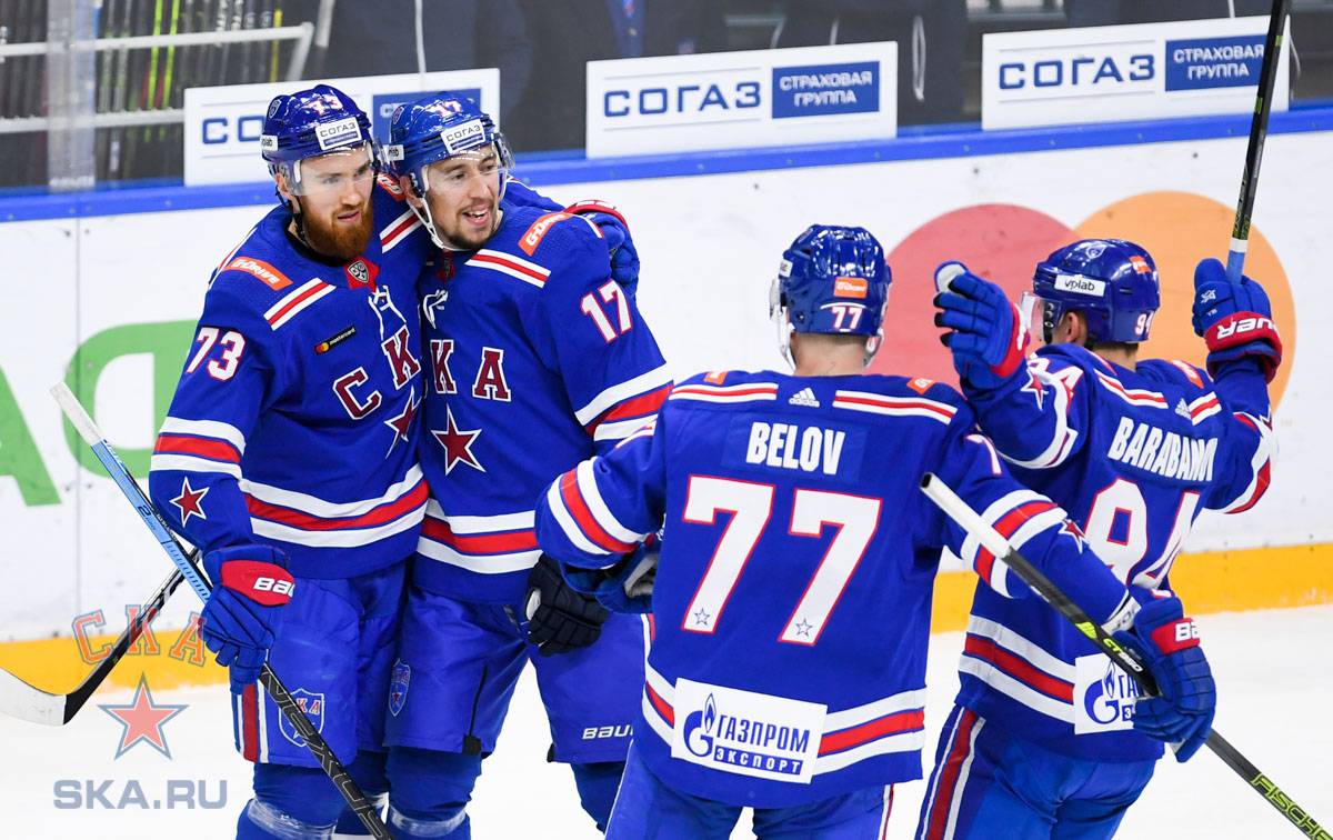 СКА прервал серию из трех поражений, ХК «Сочи» проиграл седьмой матч из восьми