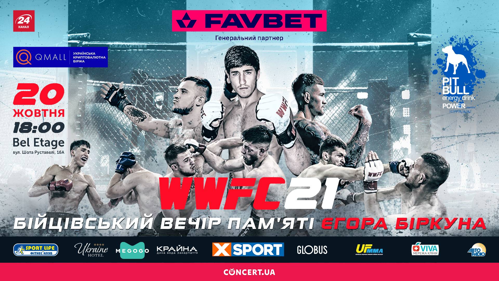 Дивіться на XSPORT. Ліга змішаних єдиноборств WWFC проведе масштабний благодійний турнір на підтримку ЗСУ
