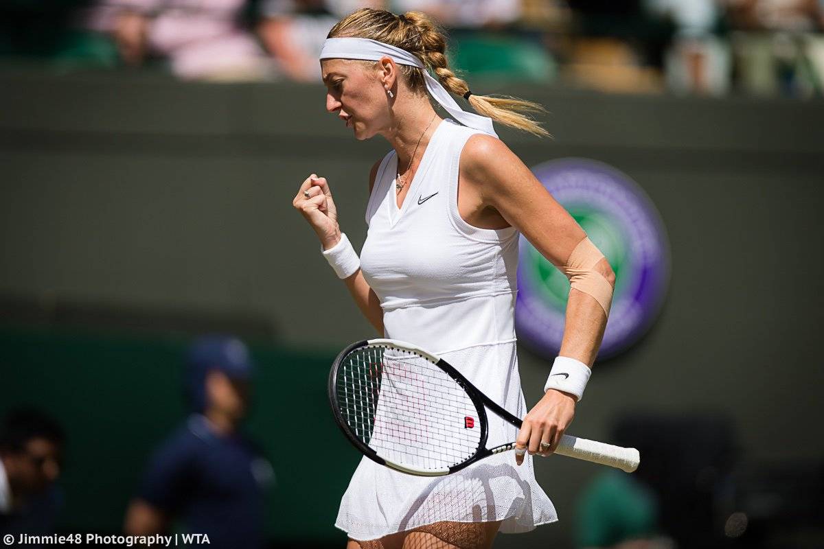 Мощнейший удар Квитовой на сет-боле соперницы – момент дня на Wimbledon