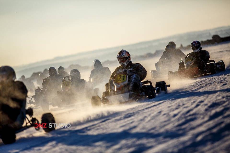 Зимний картинг в Украине! Смотрите яркое видео и лучшие фото со всех уголков нашей страны