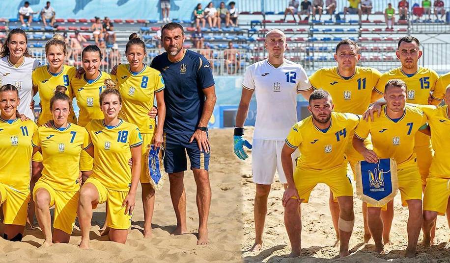 Жіноча та чоловіча збірні України з пляжного футболу виграли путівки на Балі