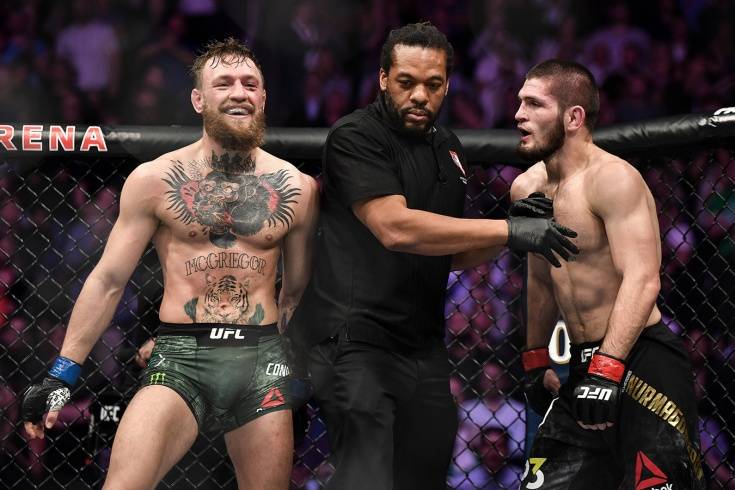 Макгрегор: «Хабиб будет отступать и дрожать, как он обычно это делает»