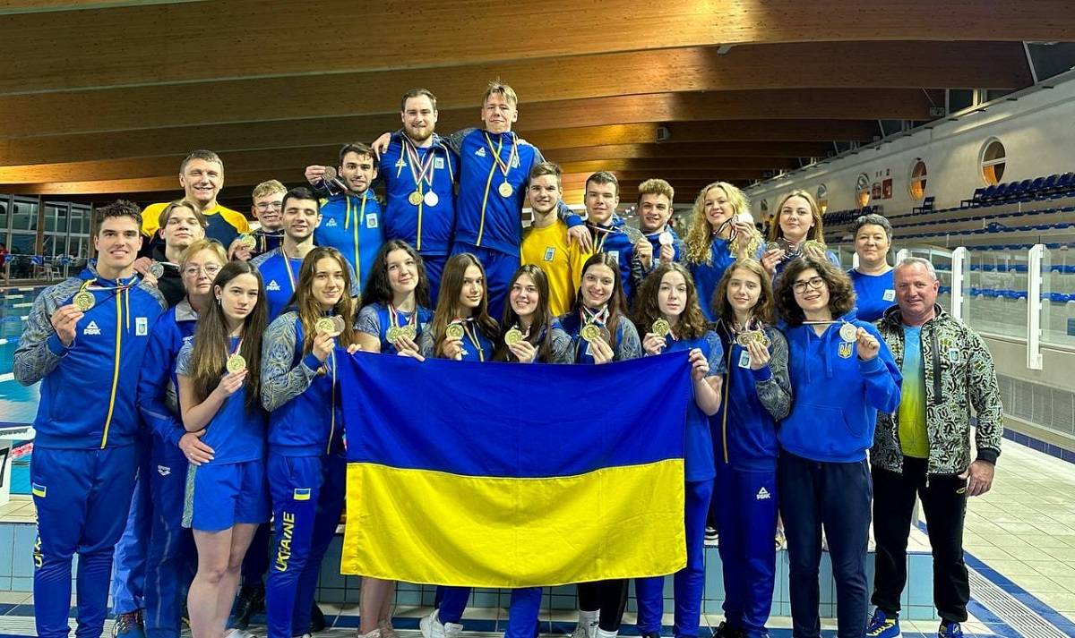 Сборная Украины выиграла 26 медалей на этапе Кубка мира по подводным видам спорта