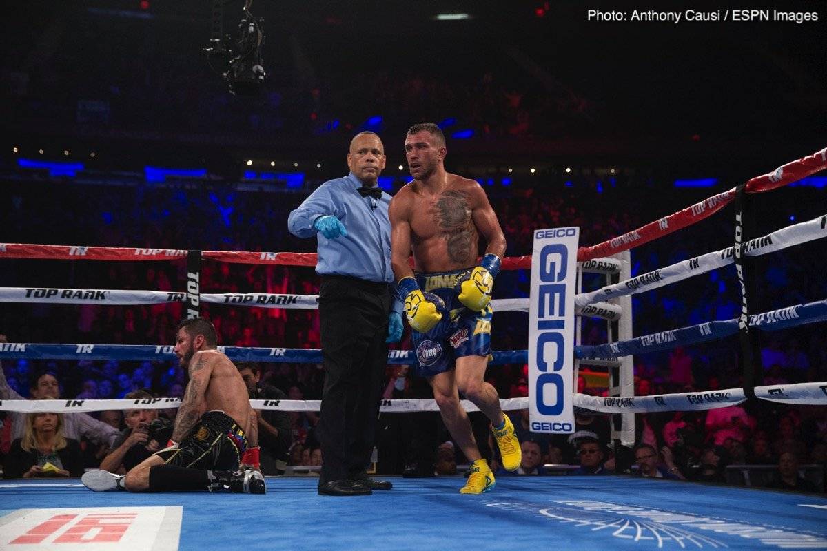 Ломаченко: «Я буду обов'язковим претендентом на пояс WBO, яким володіє Хейні»