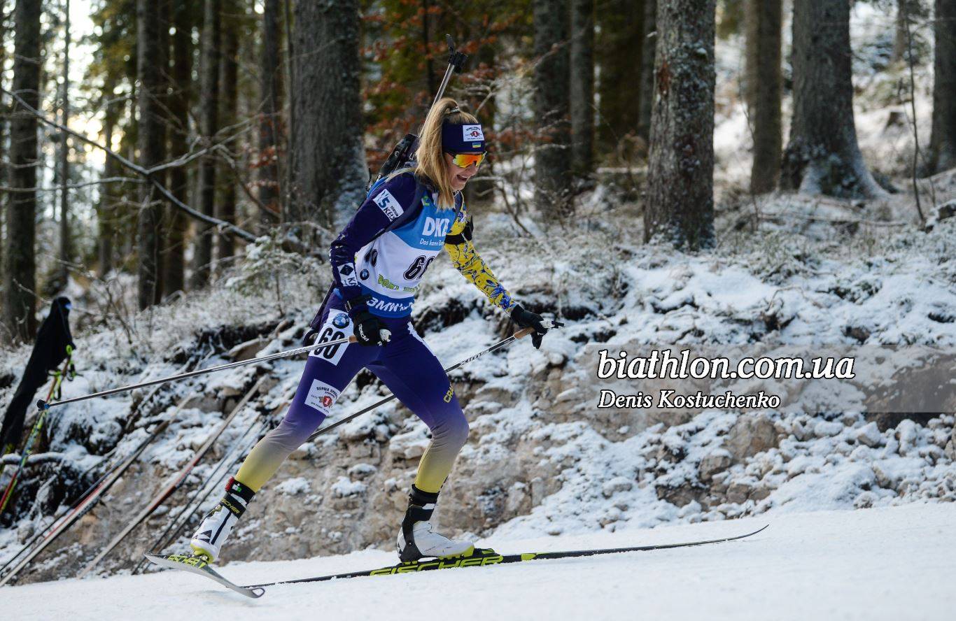 Журавок в третий раз в сезоне попала в цветочную церемонию на Кубке IBU