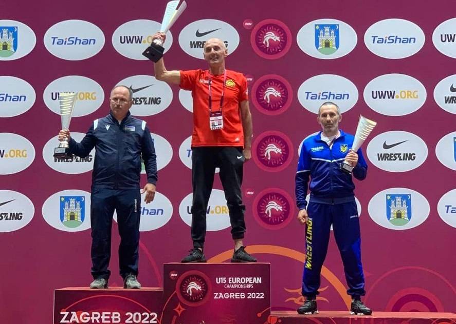 Сборная Украины U-15 по вольной борьбе – в топ-3 командного зачета на чемпионате Европы