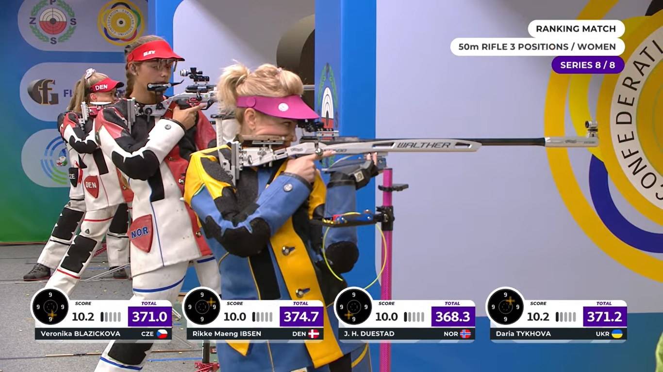 У Украины историческая бронза чемпионата Европы по пулевой стрельбе