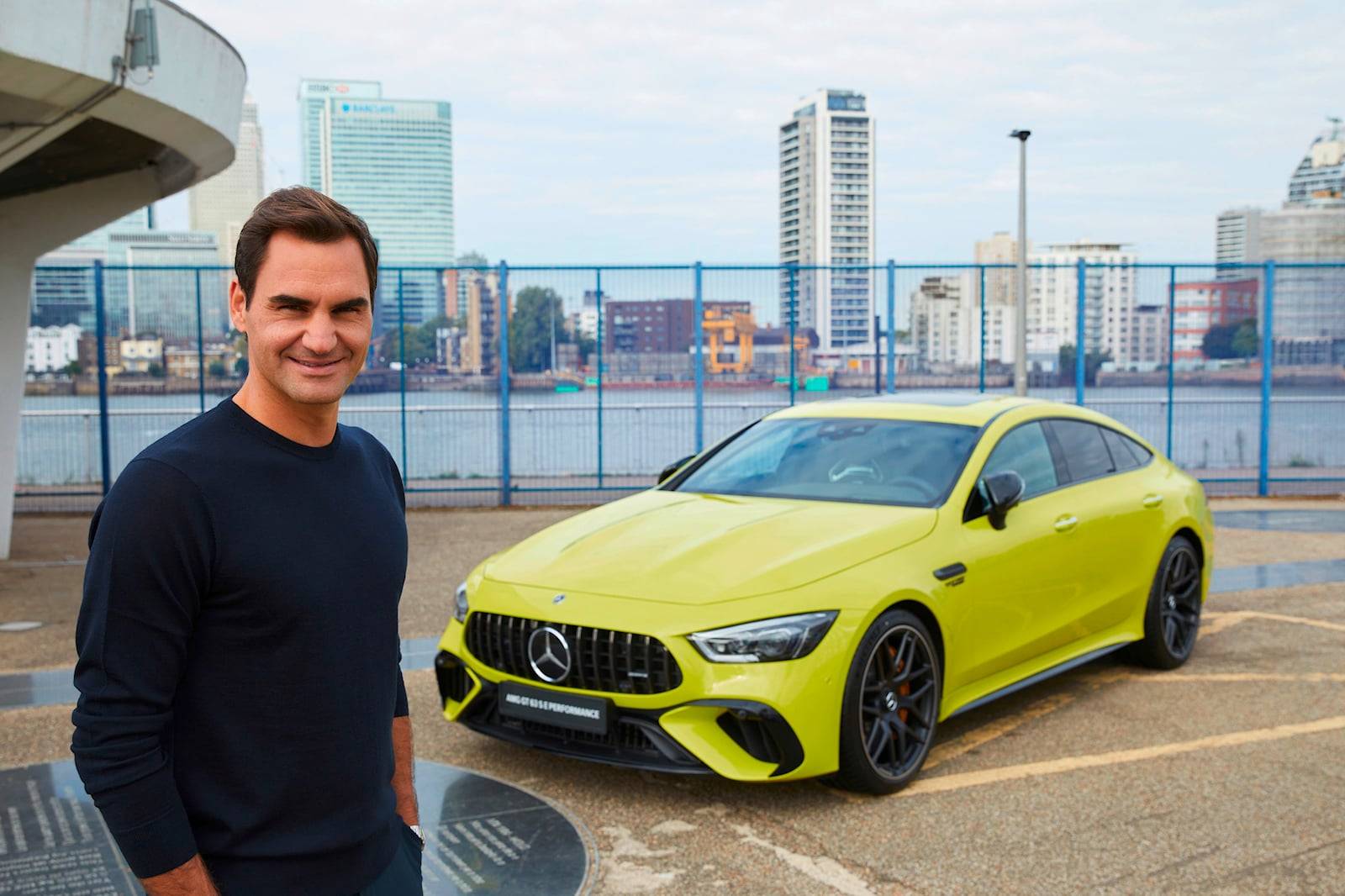 Федебиль. Mercedes представил автомобиль, посвященный Федереру