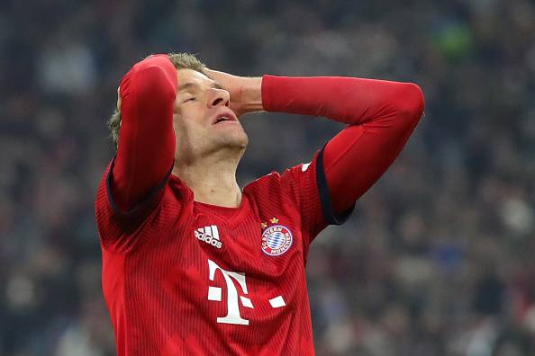 Мюллер пропустит оба матча против «Ливерпуля» в 1/8 финала Лиги чемпионов