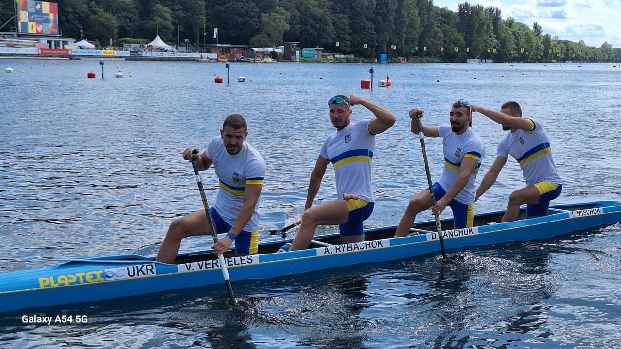 Український екіпаж каное-четвірки завоював бронзу на ЧС у Дуйсбурзі