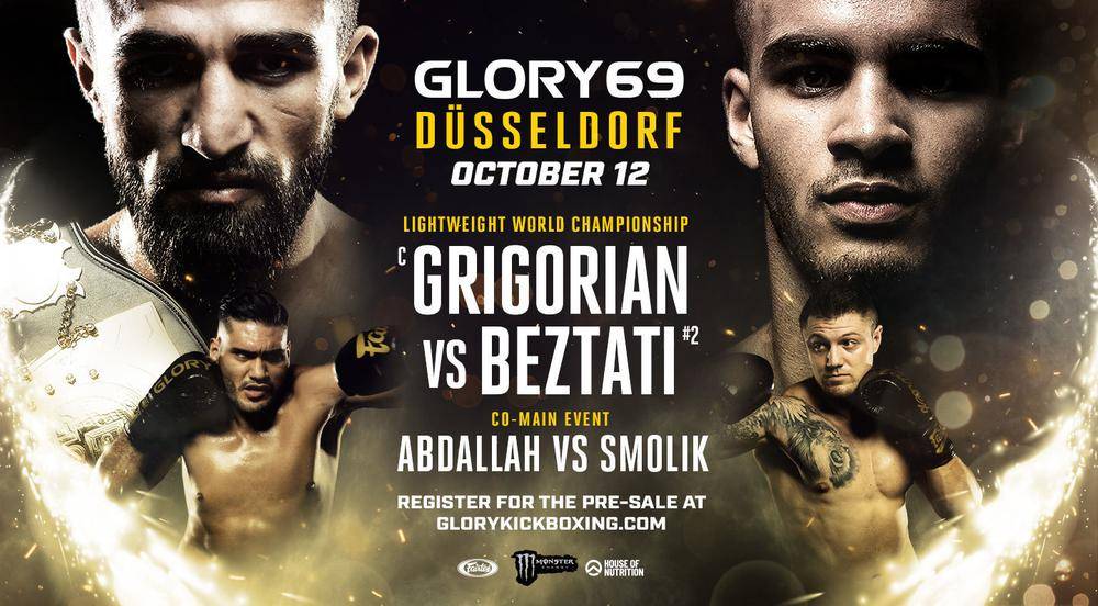 Все результаты Glory 69: Григорян – Безтати, Смолик – Абдаллах