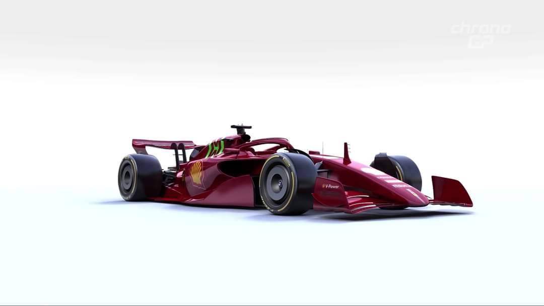 Концепт-арт. Як може виглядати болід Ferrari на сезон-2022