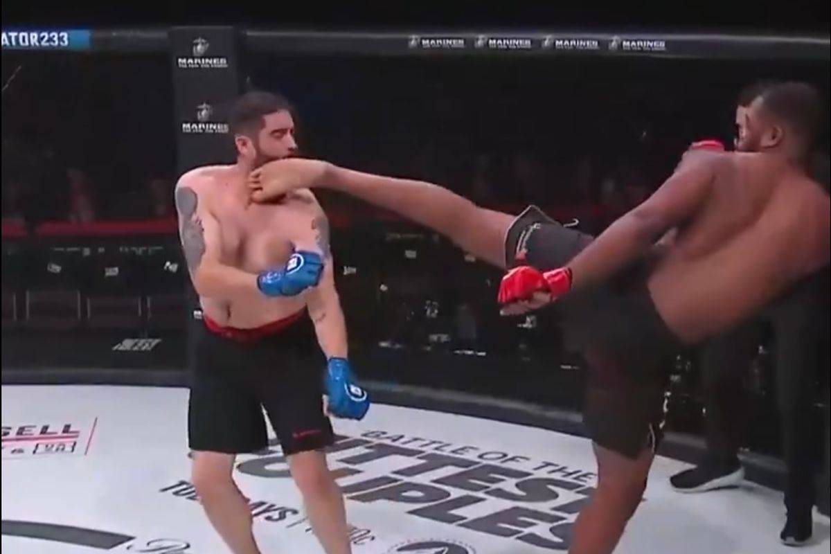 Просто жесть. Боец потерял сознание после идеального хайкика