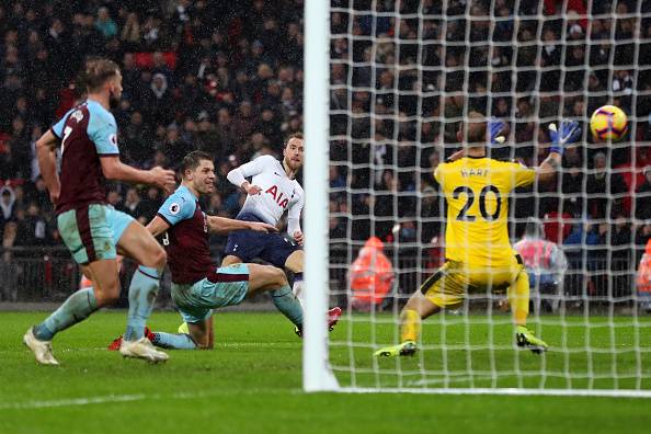 «Тоттенхэм» спас 3 очка в матче с «Бернли» на 91 минуте