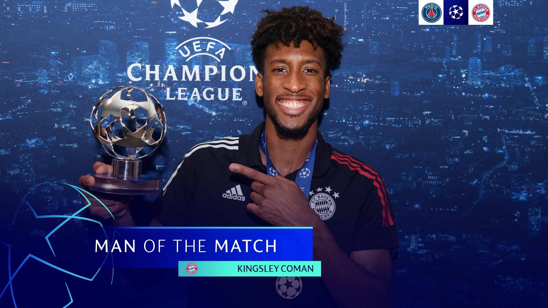 Коман – лучший игрок финала Лиги чемпионов. Он забил победный мяч