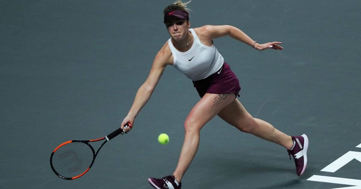 И так она умеет! Свитолина показала невероятную реакцию у сетки в матче с Халеп