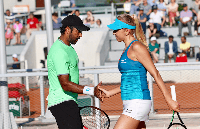 Надежда Киченок успешно стартовала в миксте на Roland Garros