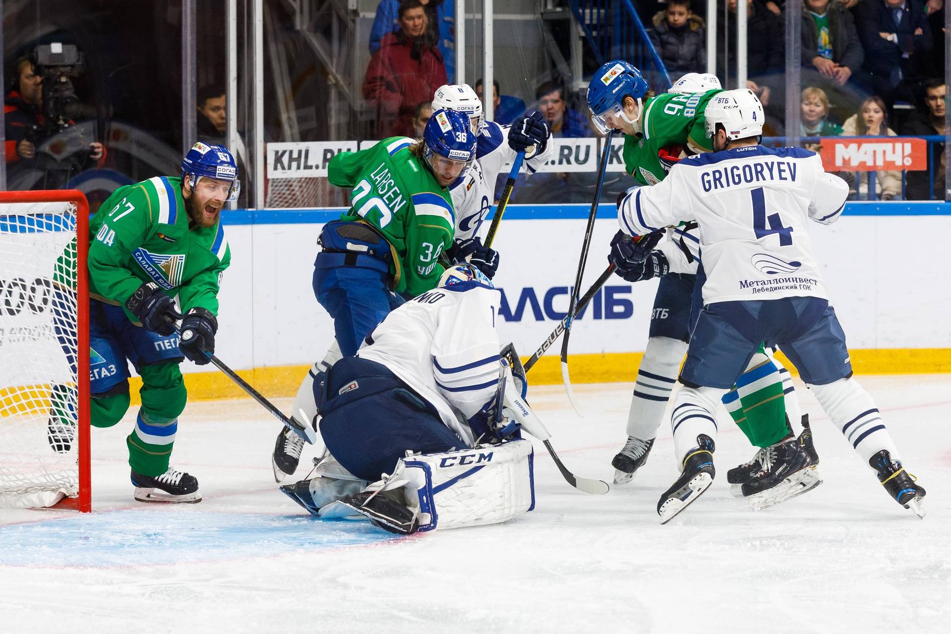 «Йокерит» в Таллине победил «Северсталь», «Салават Юлаев» едва не ушел с минус 3 в игре с московским «Динамо