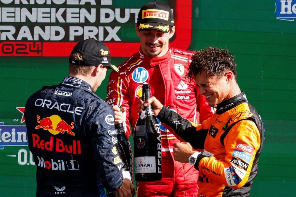 McLaren все ближе к Red Bull. Позиции в личном зачете и Кубке конструкторов после Гран-при Нидерландов