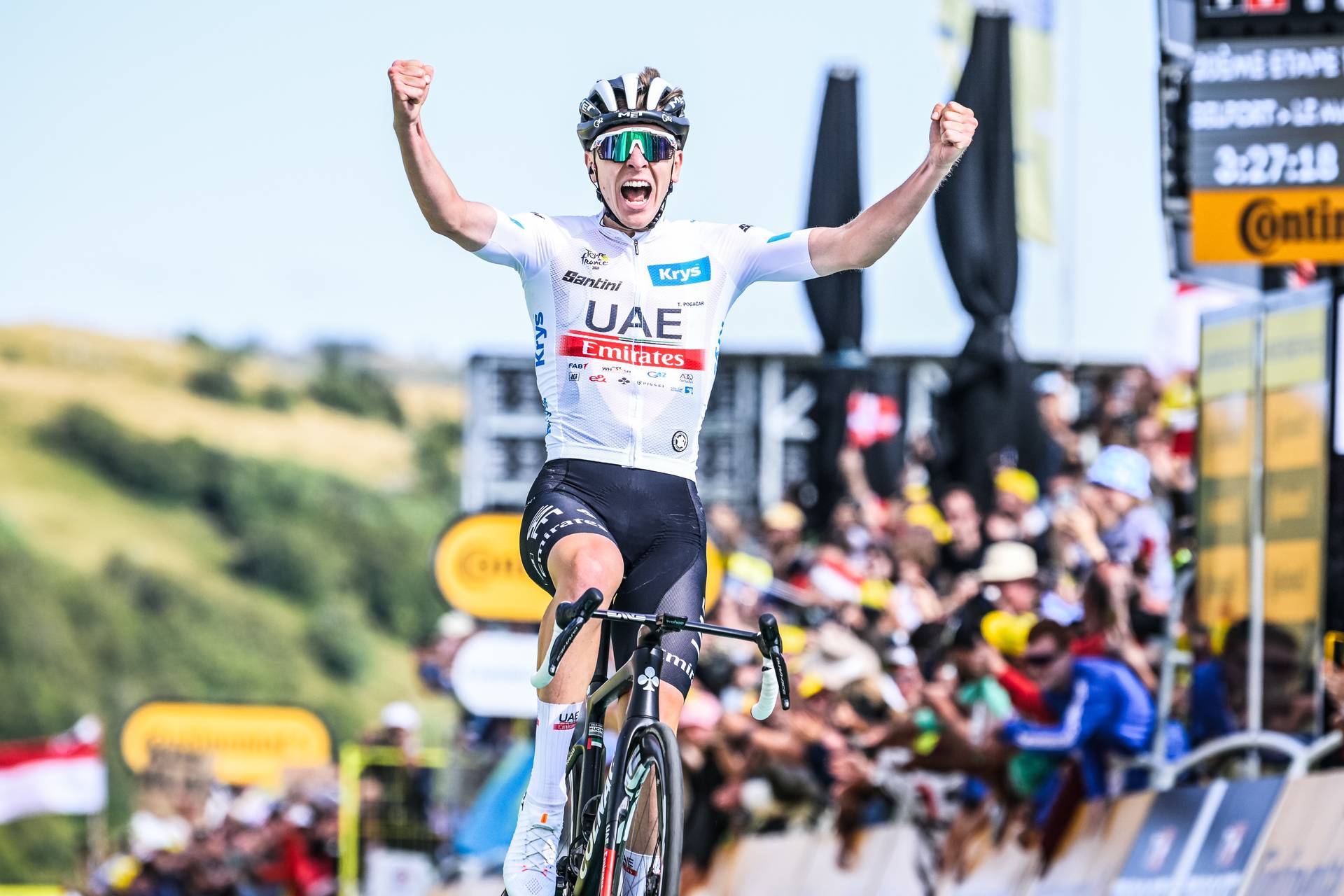 Погачар выиграл 20-й этап Tour de France