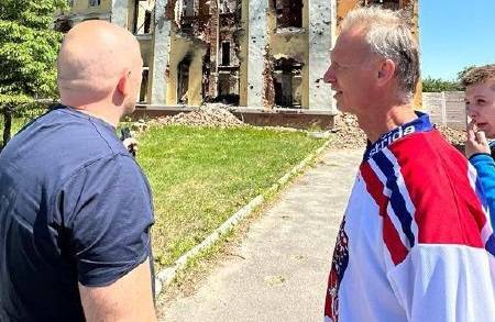 Легенда НХЛ Гашек приехал в Украину