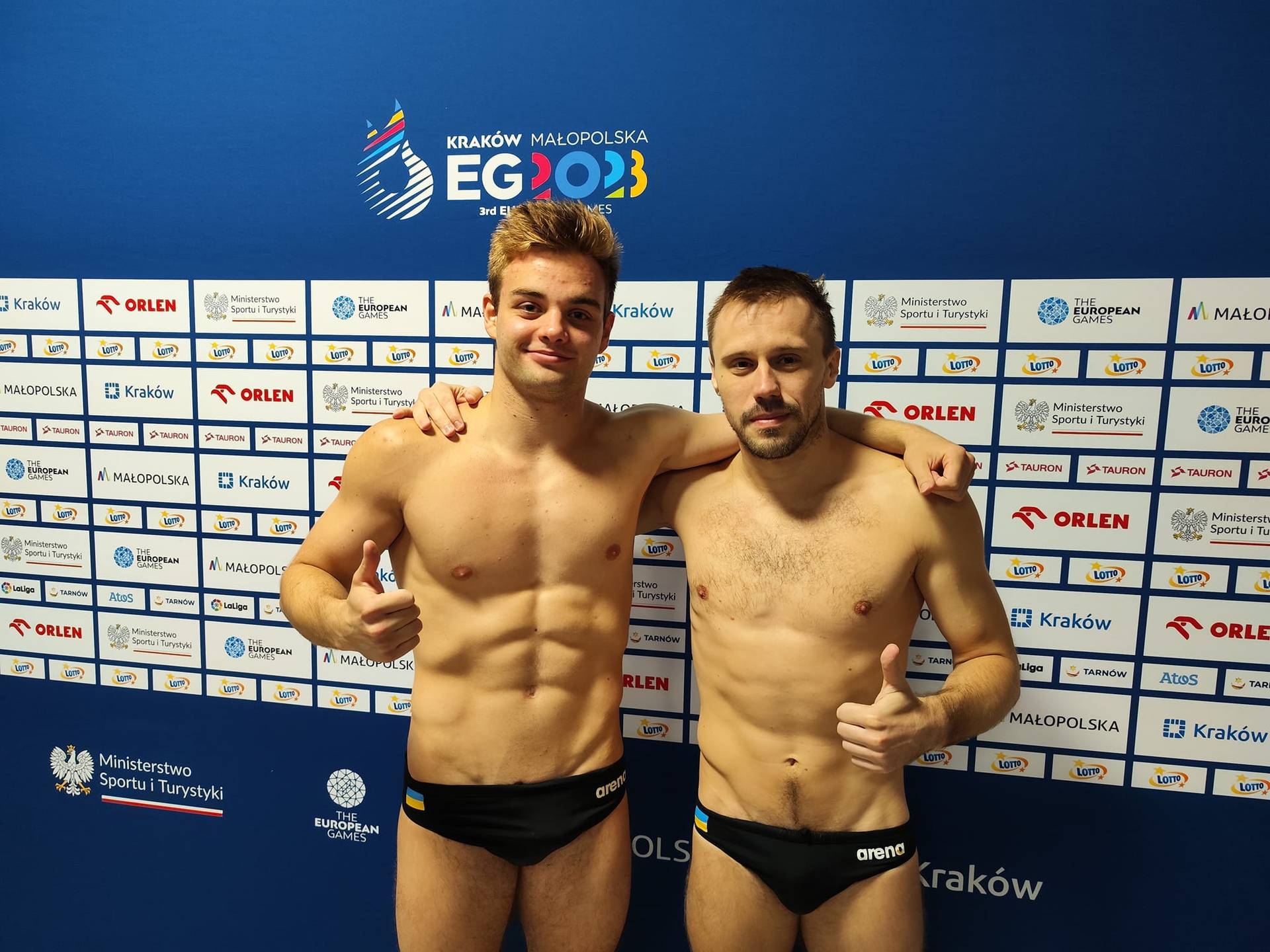 Колодій і Коновалов – чемпіони Європейських ігор-2023 зі стрибків у воду