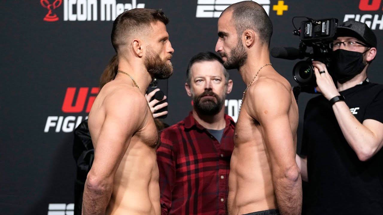 Відбулася процедура зважування учасників турніру UFC on ESPN 32: Чікадзе - Каттар