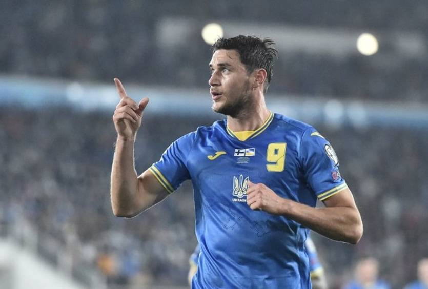 Яремчук – лучший игрок матча Финляндия – Украина по версии WhoScored